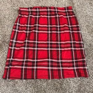 Plaid skirt